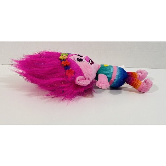 Dreamworks Poppy Pink 10” Troll Plush Trolls Movie Stuffed Animal Toy Doll 2020 - Picture 7 of 10